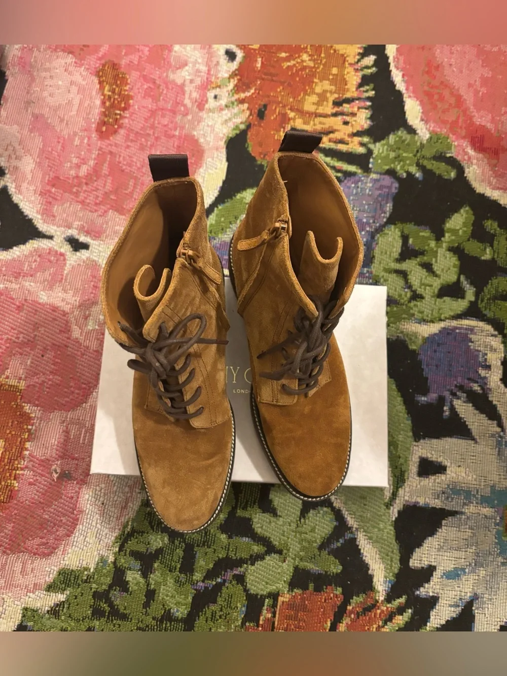 Tory Burch Miller Suede Lug Sole Boots 10 1/2 (M)